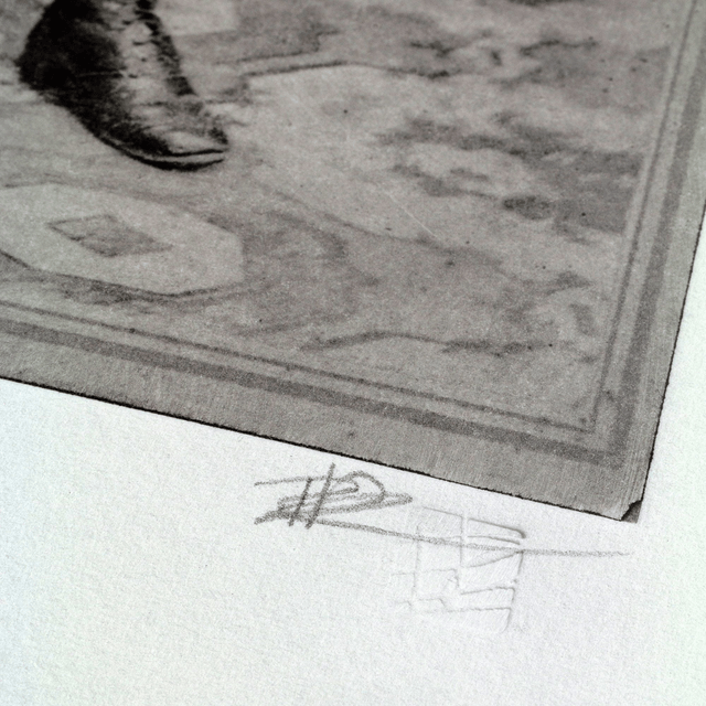 Fine art etching / Not framed / The Hydrangea