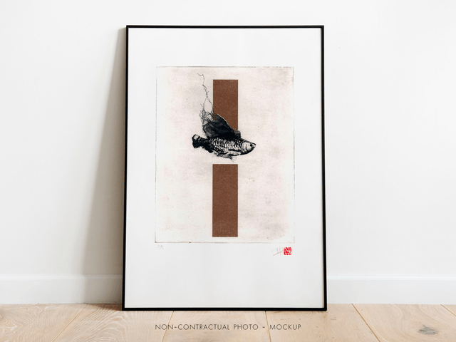 Fine art etching / Not Framed / The Fish