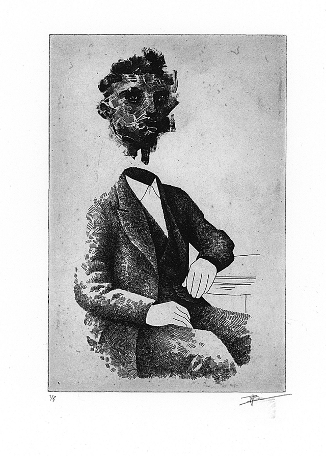 Fine art etching / Not framed / Portrait XVIII