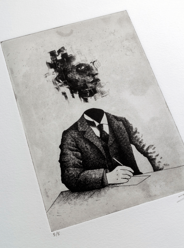 Fine art etching / Not framed / Portrait XV