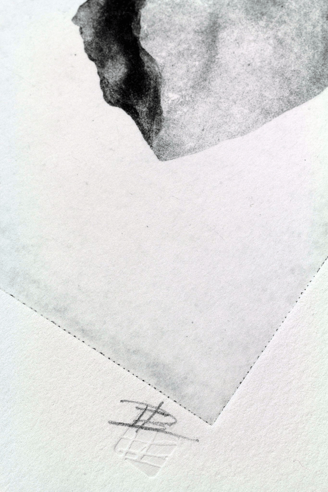 Fine art etching / Not Framed / Pebble II