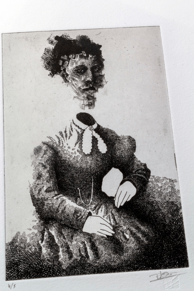 Fine art etching / Not framed / Portrait XIX