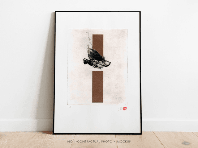 Fine art etching / Not Framed / The Fish