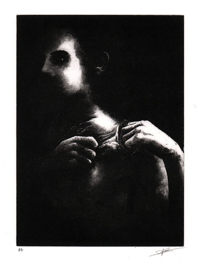 Fine art etching / Not framed / Portrait XII